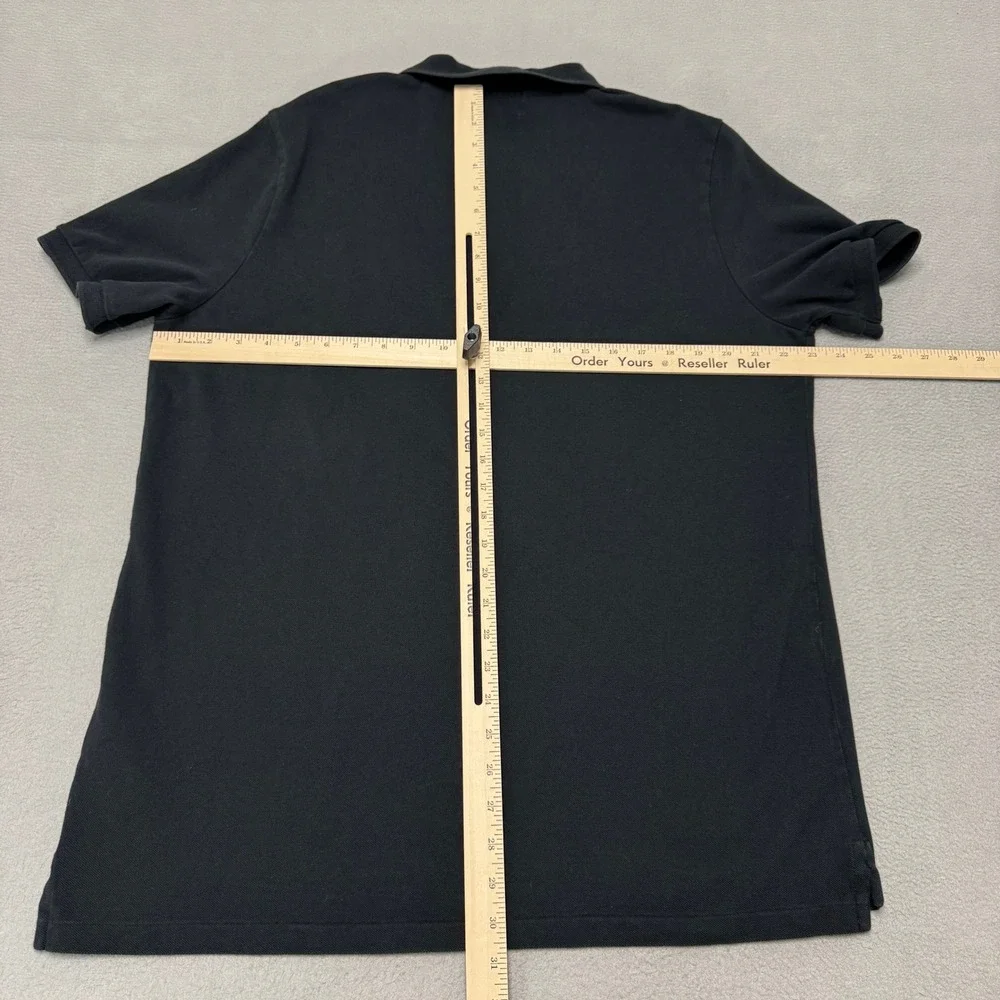 Polo Ralph Lauren Polo Shirt Mens XL Black Classic Fit Cotton Pique Short Sleeve